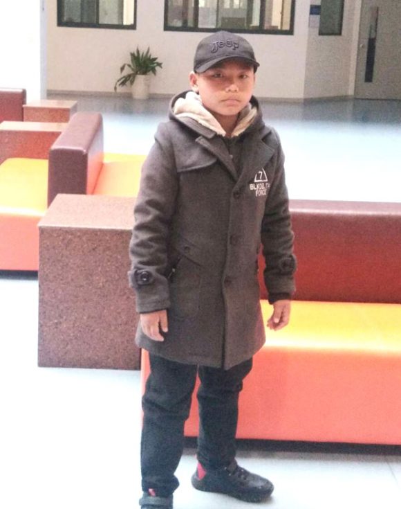 寻找在温州市龙湾东方学院离家出走的13岁小男孩牛鑫