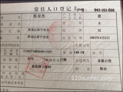 寻亲张亚杰:张亚杰女身高155厘 2012年10月份湖南省衡阳市失踪